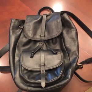 Madewell Transport Rucksack leather backpack